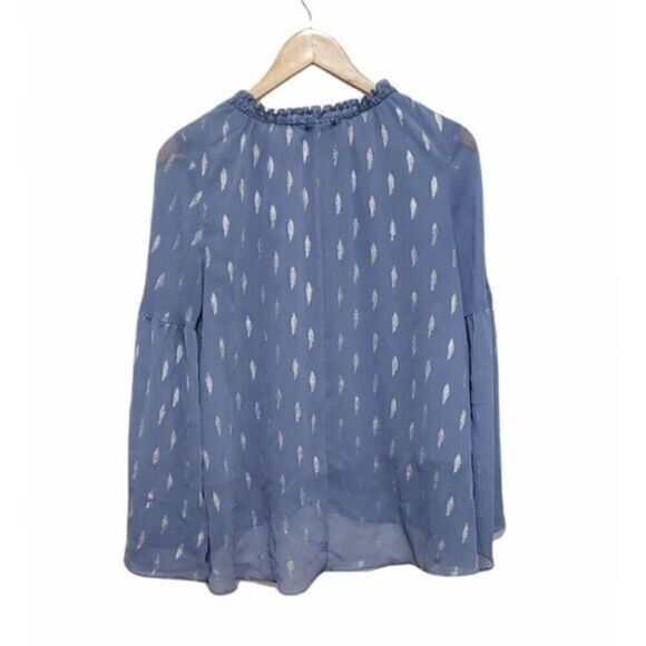 Jennifer lopez metallic BoHo‎ style Blouse - Picture 2 of 5